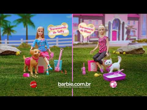 Comercial | Barbie Travessuras da Taffy e Blissa | Mattel (2014)