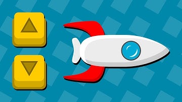 How To Move Game Object Up And Down With UI Buttons In A 2D Game Made With Unity Software