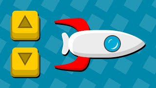 How To Move Game Object Up And Down With UI Buttons In A 2D Game Made With Unity Software