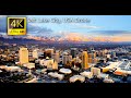 Salt Lake City, Utah, USA in 4K UHD Drone Video