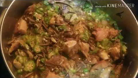 How to make okra soup with ugba/Nigeria soup