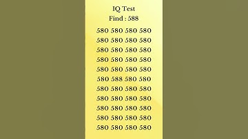 IQ Test Find 588 #maths #riddels #puzzle #queddle #gk #canyouanswer #riddles #braintest #upsc #ias