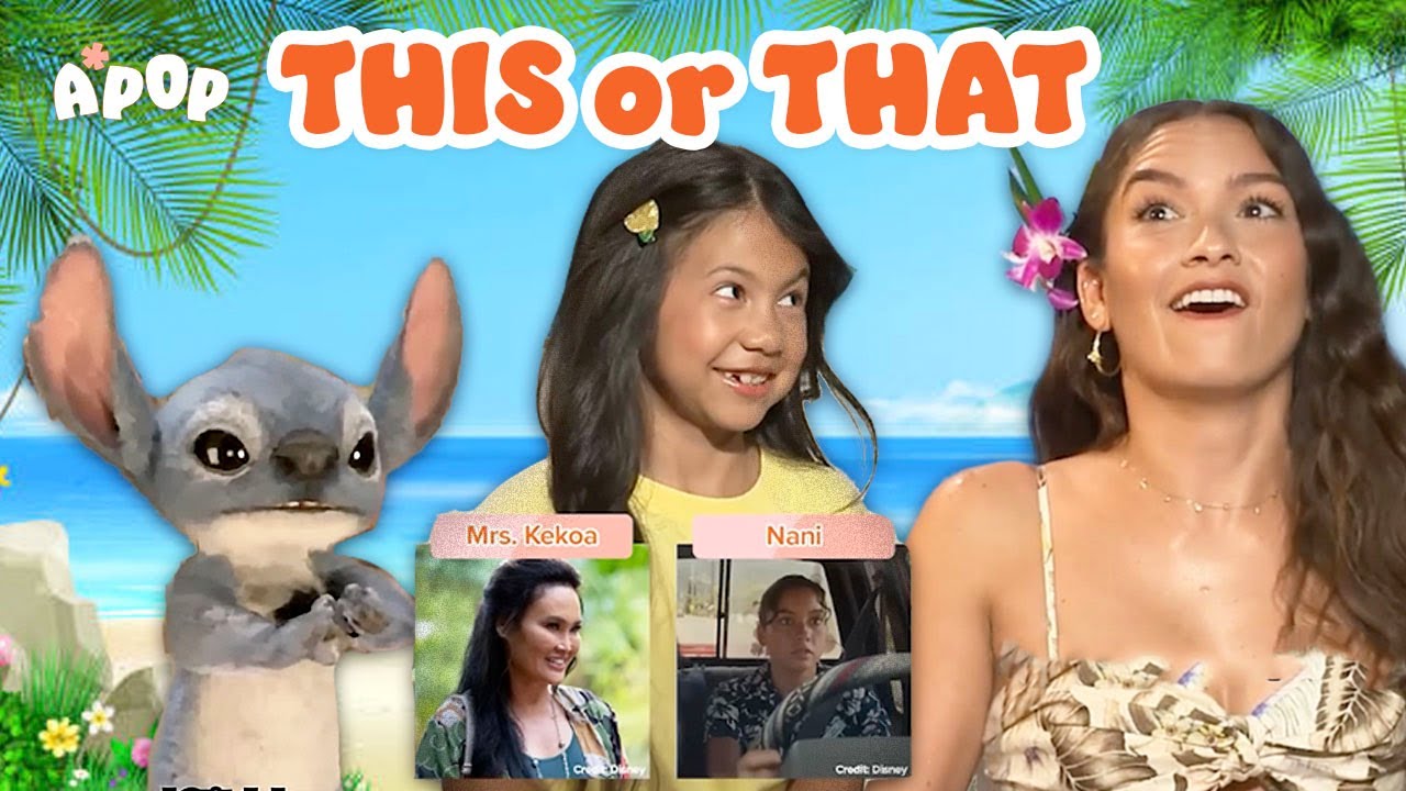 Lilo & Stitch Cast Play This or That | A*Pop