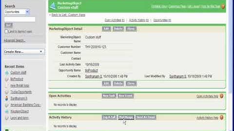 salesforce Mail Merge Demo