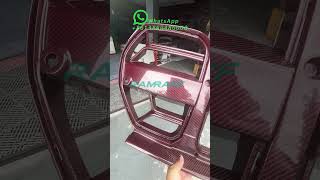 red dry carbon fiber grille for the BMW G80/M3/G82/M4. #carbonfiber #drycarbongrille bmwg80carbon
