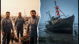 Pescadores se esfumaron en Galicia 1994 — 2024 marea baja mostró barco hundido
