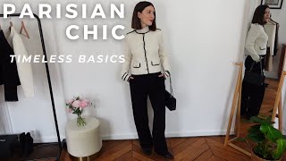 How to build PARISIAN STYLE outfits with TIMELESS BASICS - GOELIA