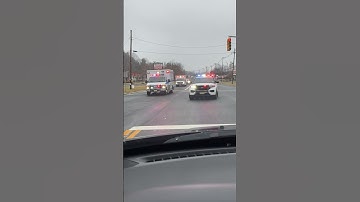 3 NJ troopers escorting high point ems and saint Claire’s to Newton hospital