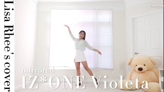 Iz*One Violeta dance mirror (Lisa Rhee cover)