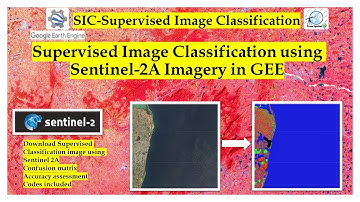 Supervised classification using Sentinel 2A Imagery | Google Earth Engine