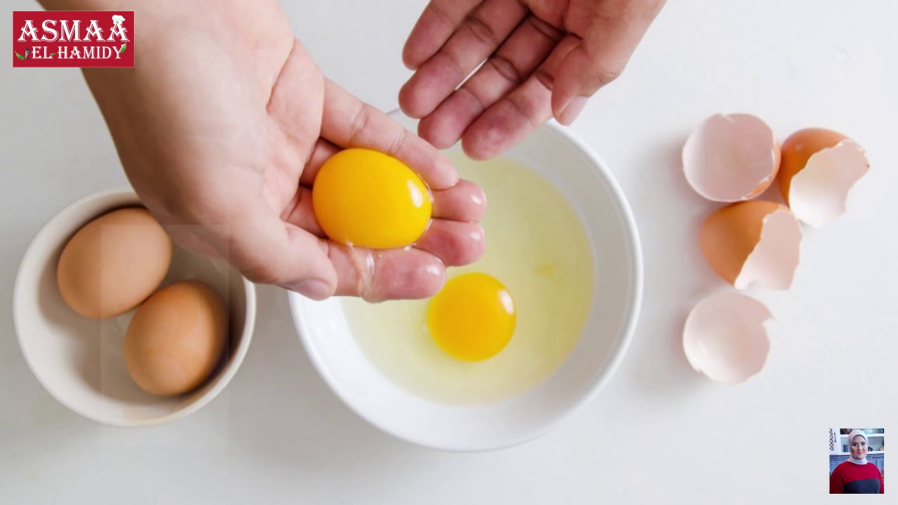 How To Separate Egg Yolks From Egg Whites 3 ways/ ثلاث طرق لفصل الصفار