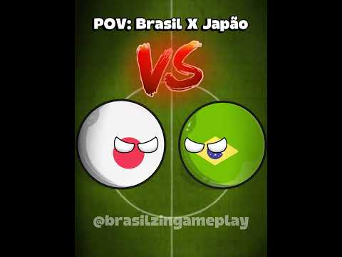POV: Brasil X Japão #shorts #countryballs #animação
