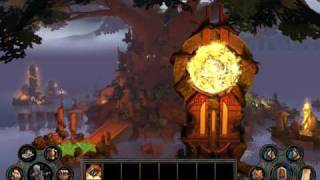 Heroes of Might and Magic V town flyby Sylvan