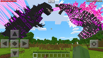 I Found EVOLVED GODZILLA vs SHIN GODZILLA in Minecraft Pocket Edition...