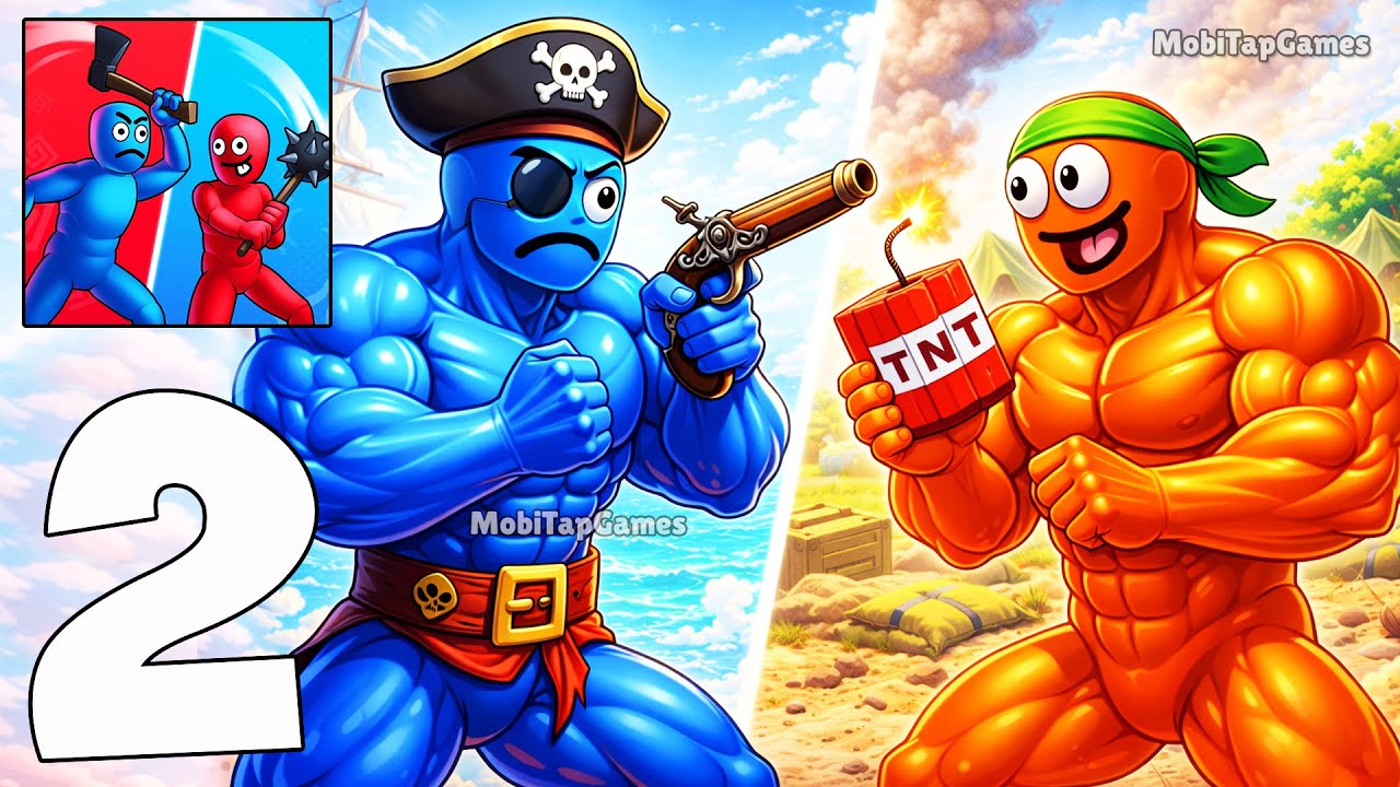 Who Dies Last – Chaotic Stickman Battle Gameplay Walkthrough Part 2 (iOS, Android)