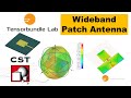 Cst tutorial wideband microstrip patch monopole antenna 3 55 ghz