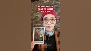 KARMA INSTAN BUAT YG SUDAH J4H4T PADAMU #shorts #short #tarot #tarotreading