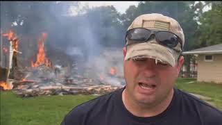 Cortland Fire and Rescue burn down house