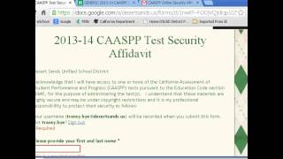 How To: Completing & Monitoring Security Affidavits