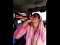 Indian village hot kissing in car