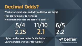 Betfair 02 DECIMAL ODDS