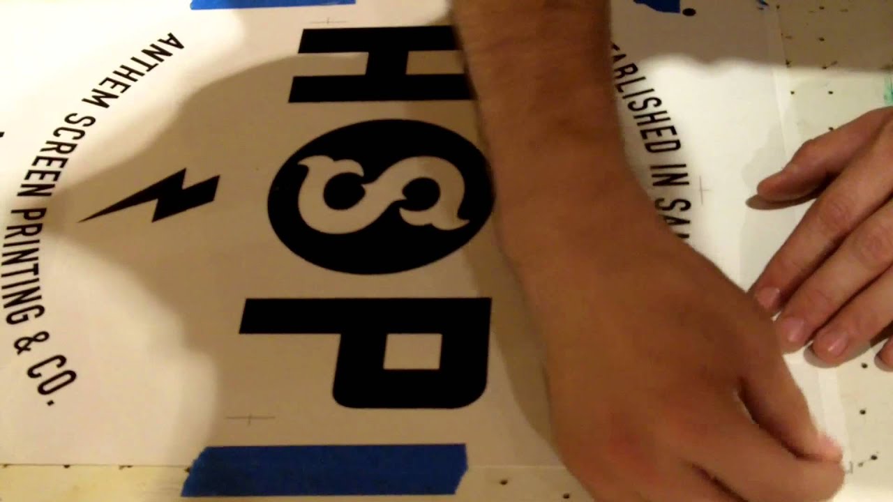 Registration Guides for Screen Printing - YouTube