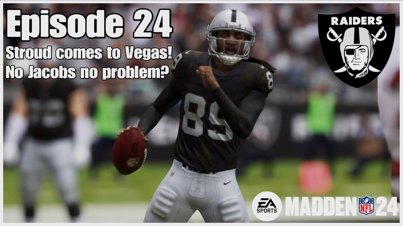No Josh Jacobs... No problem? C.J. Stroud comes to town! | Madden 24 ...