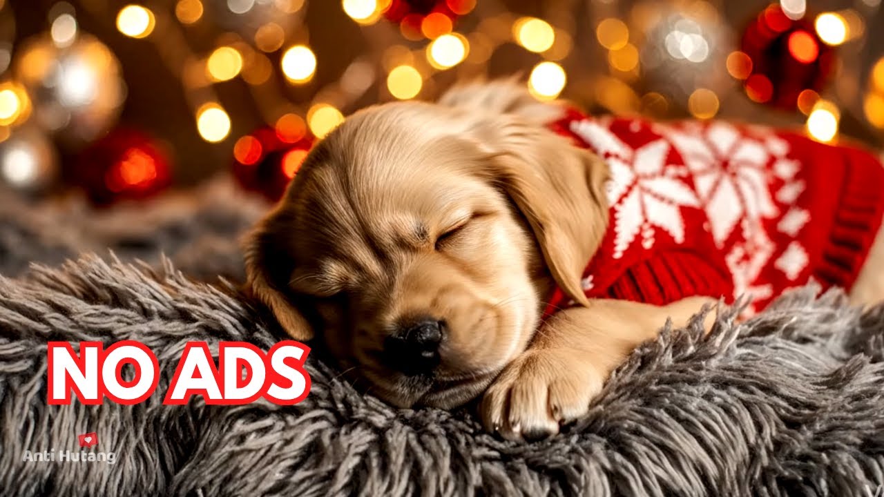 12 HOURS of Relaxing Music for Dogs 🐕‍🦺🎅 Calming Dog Music for Sleep & Stress Relief 🎄 No Ads