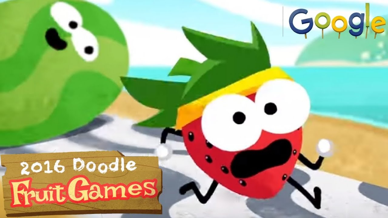 Google celebrates the Olympics with a bunch of cartoon fruit games