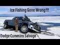 Ice Fishing Gone Wrong Cummins Mega Cab Dodge Salvage