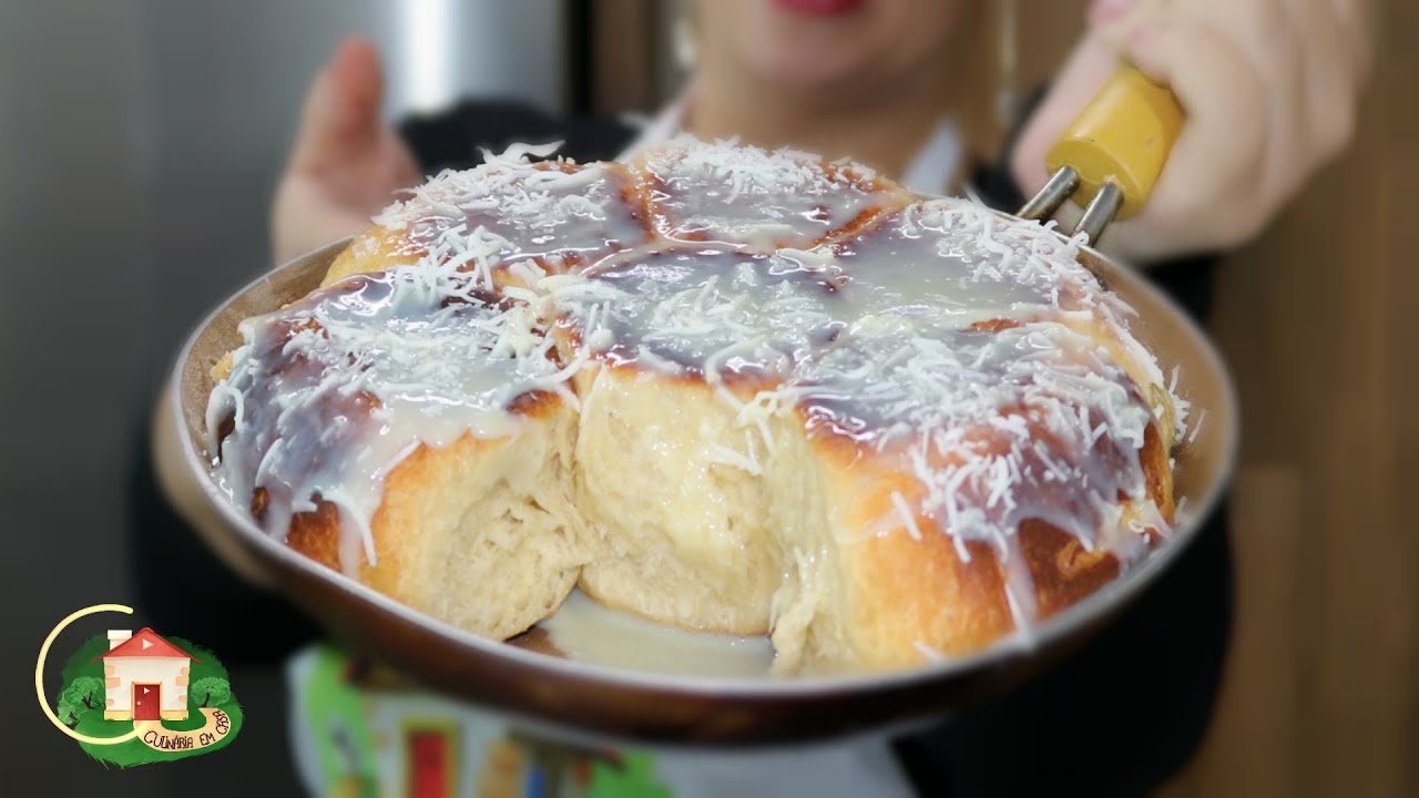 PÃO CASEIRO E ROSCA DOCE FEITO DIRETO NA FRIGIDEIRA - SEM FORNO EM 20 MINUTOS(FERMENTO BIOLÓGICO)