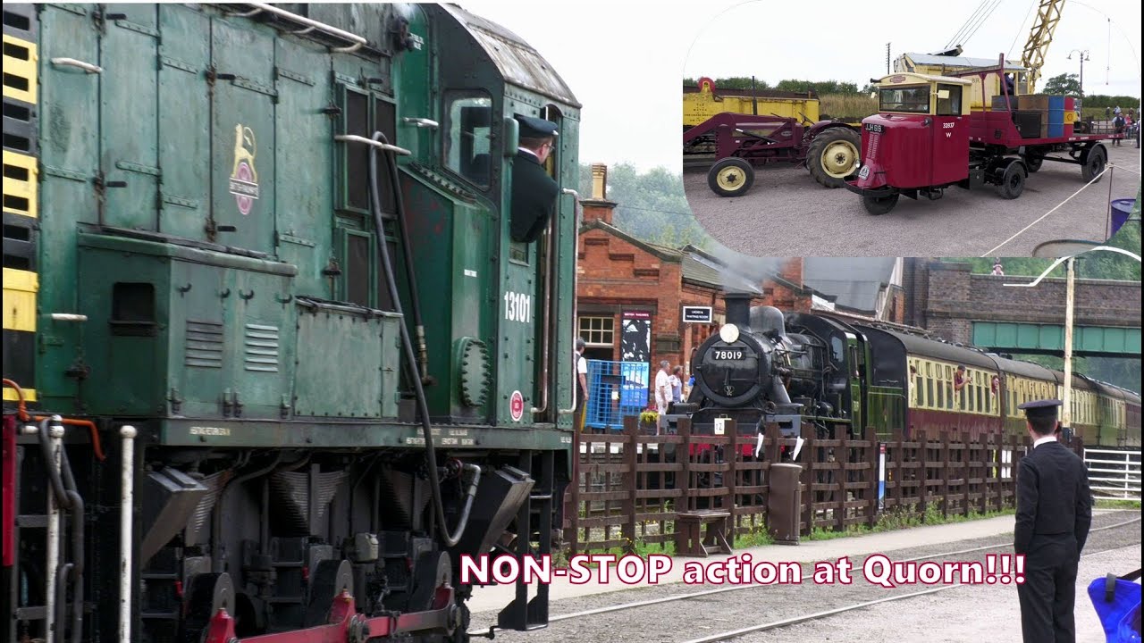 Great Central Railway. Railways at work. BUSY day at Quorn!! 16th August 2025