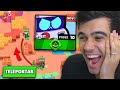 TESTEI O NOVO 8-BIT QUE TELETRANSPORTA PRO OUTRO LADO DO MAPA NO BRAWL STARS!!