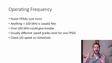 How to Choose an FPGA for your design