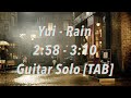 Yui - Rain / Guitar Solo / Cover [TAB]