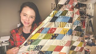 More & More Diamonds! || Finishing One Part || McCalls 7875 || VLOG 207