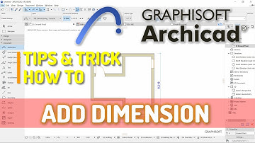 Archicad How To Add Dimension