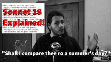 Sonnet 18 EXPLAINED!