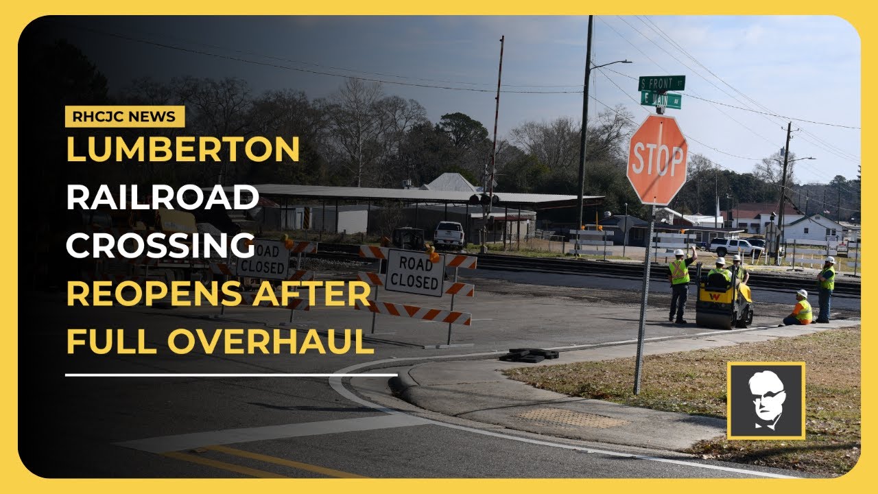 Lumberton railroad crossing reopens after full overhaul