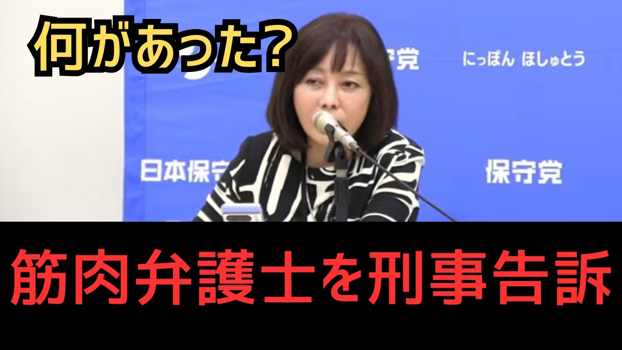 今後の展開は?日本保守党が筋肉弁護士こと桜井弁護士を刑事告訴‼(日本保守党/百田尚樹/有本香/北村晴男)