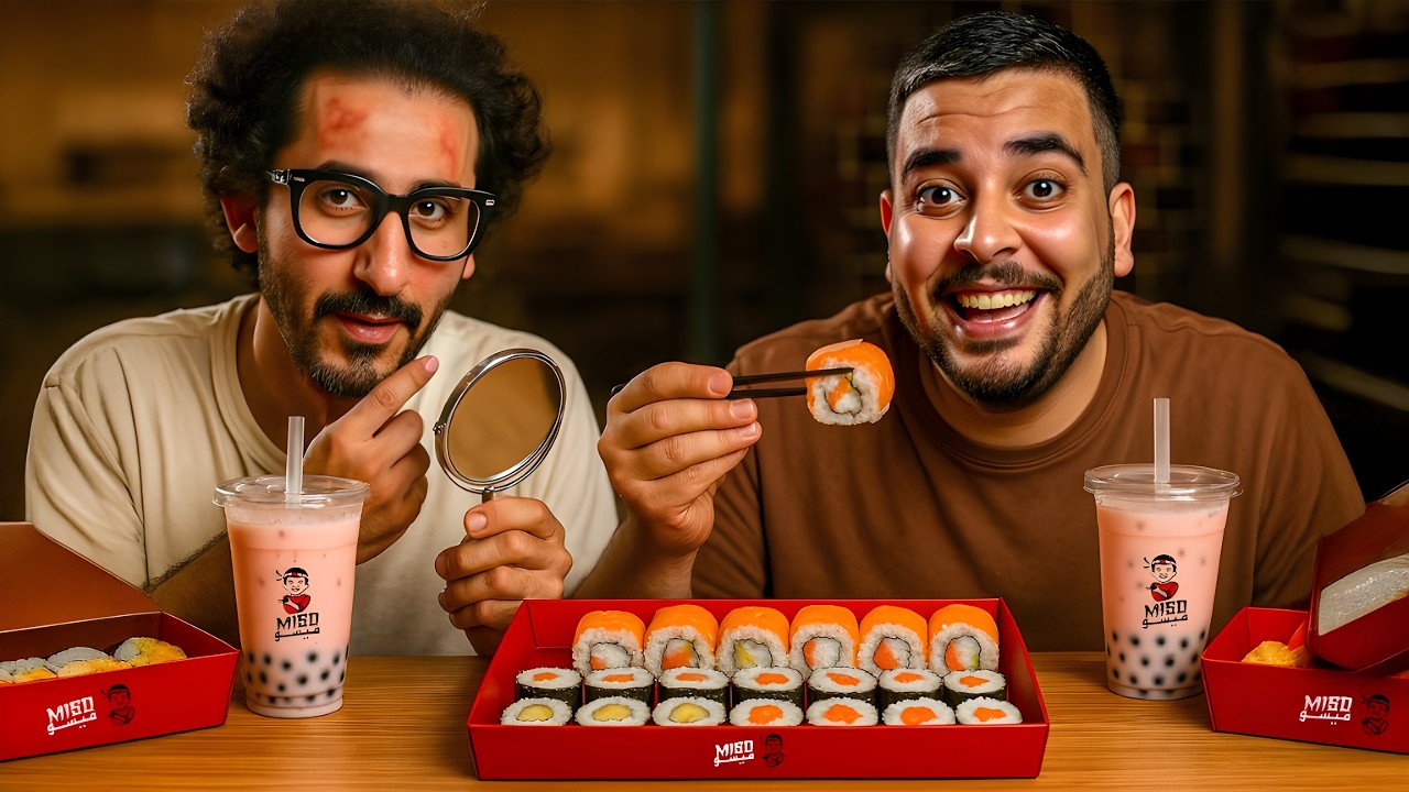 أول مرة أجرب  السوشى - برجر السوشى 😳  | المنيو كامل من ميسو سوشى