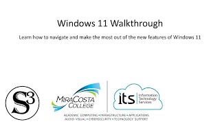 Win 11 Walkthrough