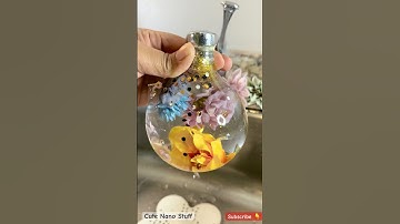 Flowers Dancing inside a Nano water Ball | DIY Nano Crafts