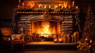 Cozy Winter Fireplace Sounds  Relaxing Winter Ambience  Fireplace Ambience