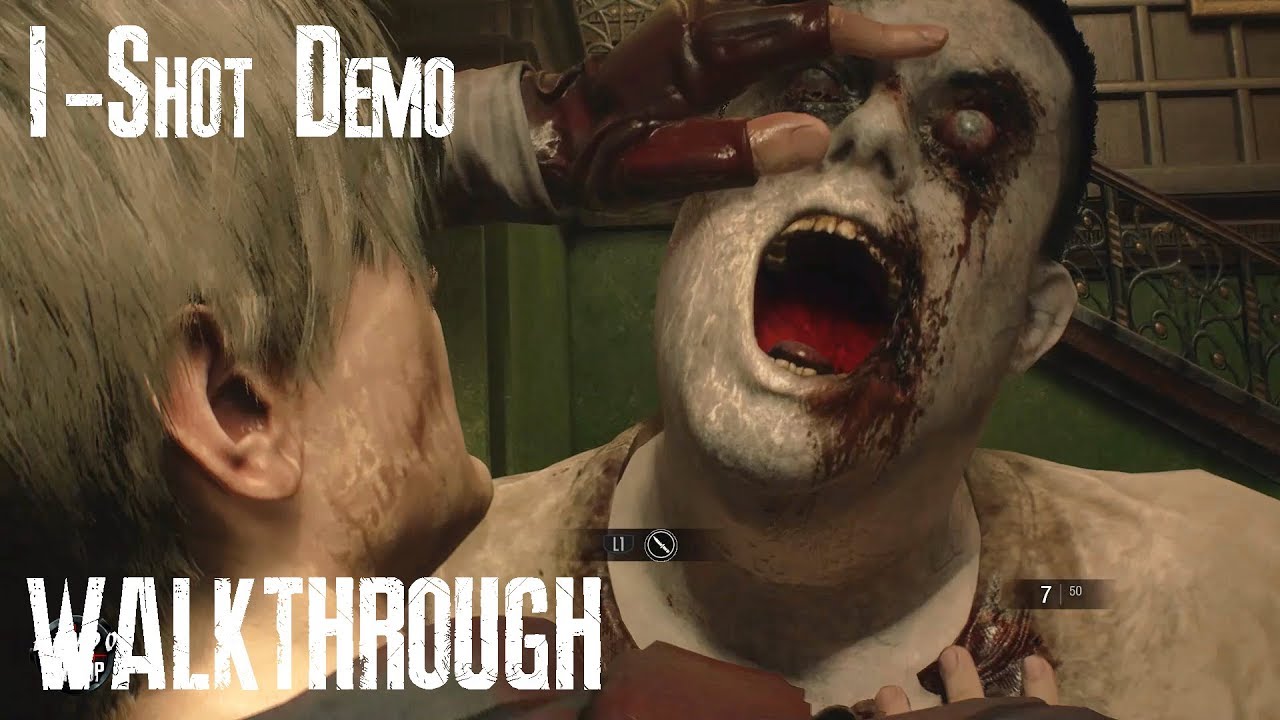 1-Shot Demo #2 | RESIDENT EVIL 2 Remake WALKTHROUGH - No Commentary