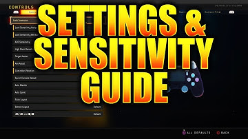 BEST BLACK OPS 4 SETTINGS & SENSITIVITY after UPDATE 1.10 for SCUF and NON-SCUF CONTROLLERS PS4/XBOX