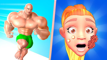 🌰 📛 Muscle Rush Vs Parasite Cleaner in New Max Level Game Mobile All Trailer Update iO43EQI
