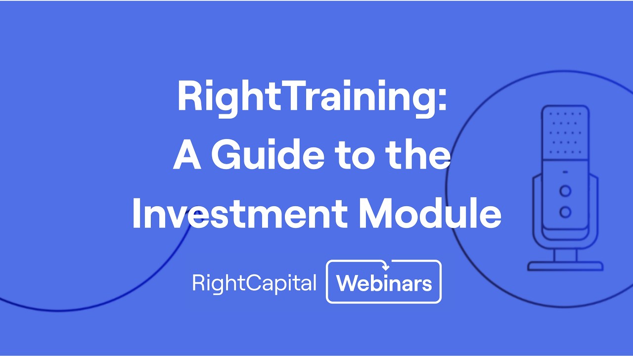 RightTraining: A Guide to the Investment Module within RightCapital ...