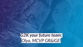 G2K your future team: Olya, MCVP GR&iGE! // MC 18|19 AIESEC in Russia