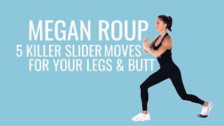 Megan Roup's Killer 5-Move Slider Workout | Sweat with Shape | SHAPE